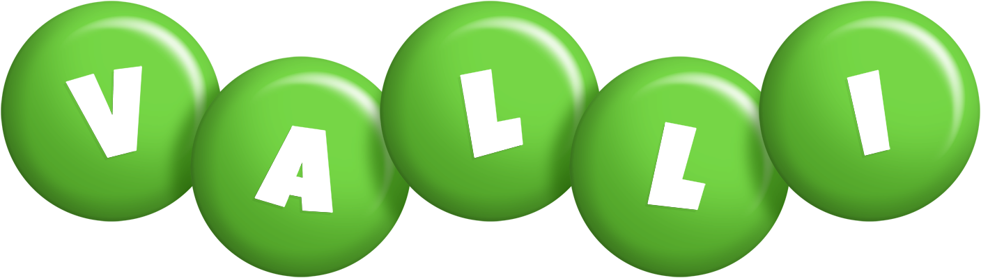 Valli candy-green logo