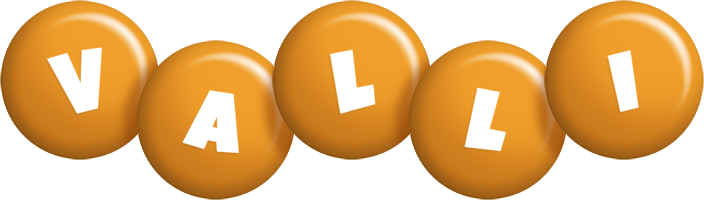 Valli candy-orange logo