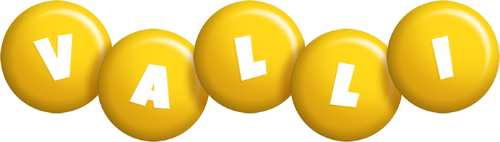 Valli candy-yellow logo