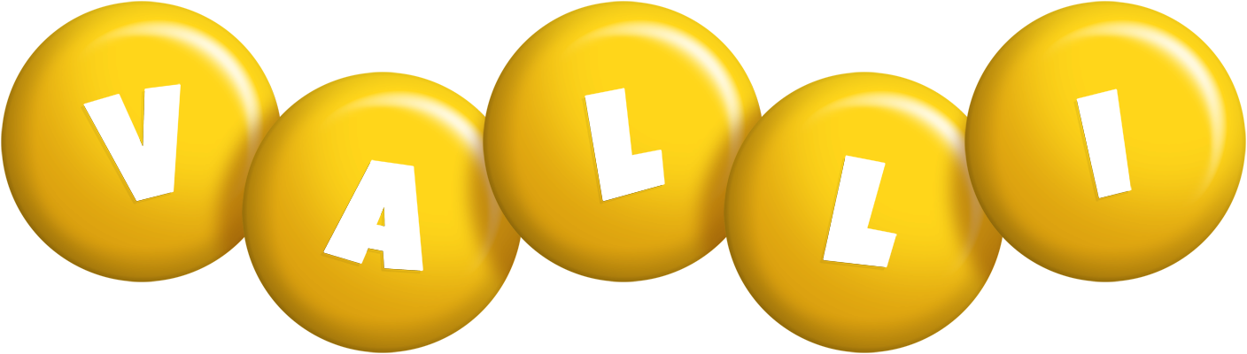 Valli candy-yellow logo