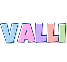 Valli pastel logo