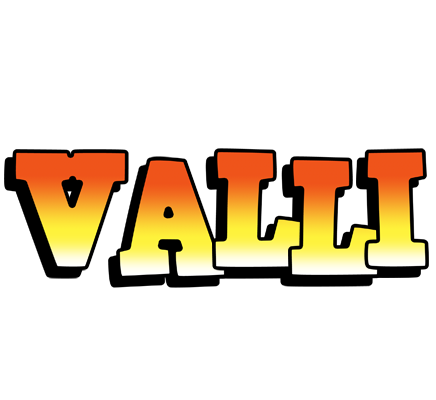 Valli sunset logo