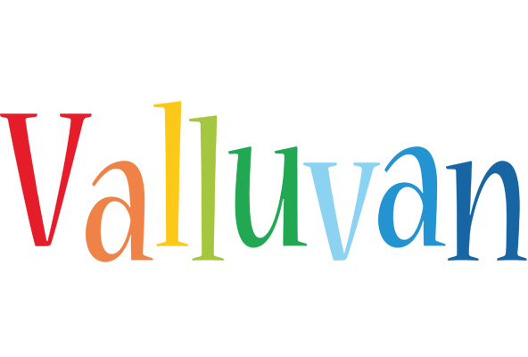 Valluvan birthday logo