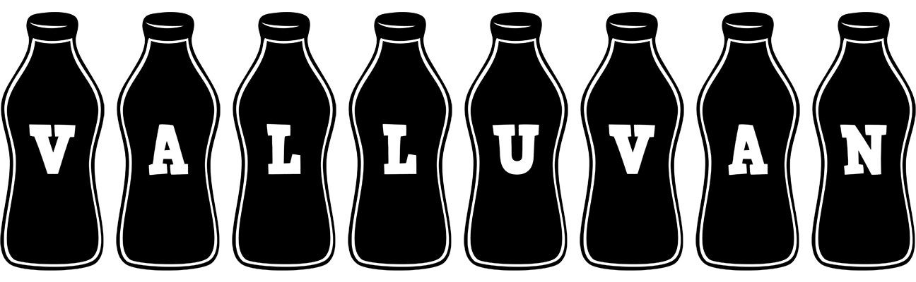 Valluvan bottle logo