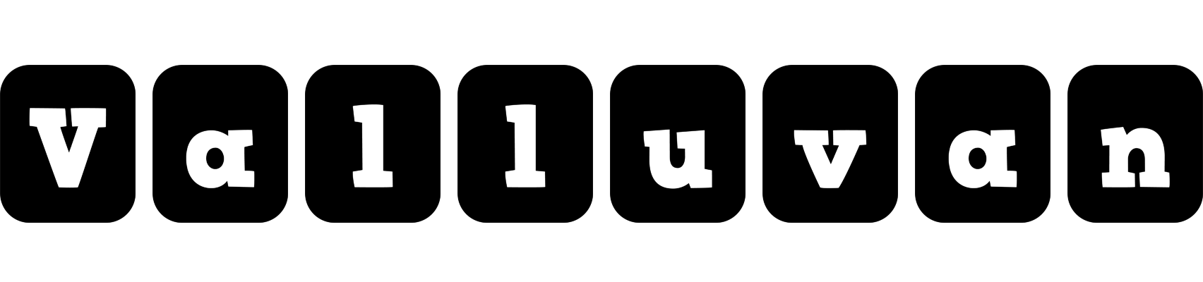 Valluvan box logo