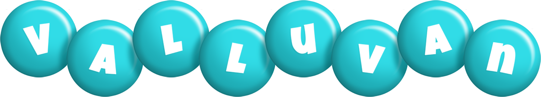 Valluvan candy-azur logo