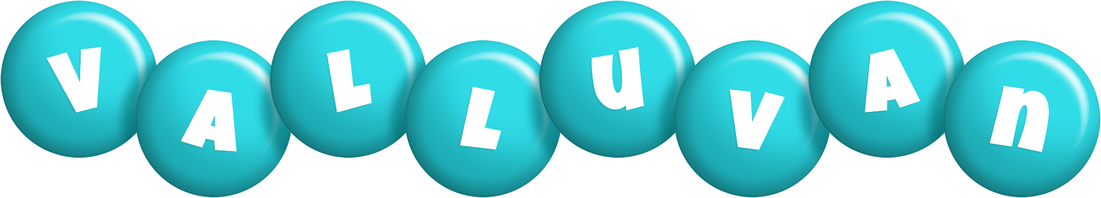 Valluvan candy-azur logo