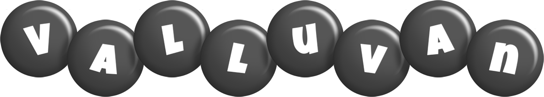 Valluvan candy-black logo