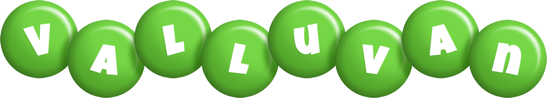 Valluvan candy-green logo