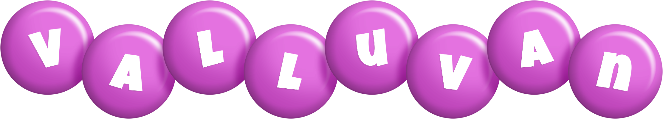 Valluvan candy-purple logo