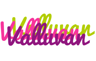 Valluvan flowers logo