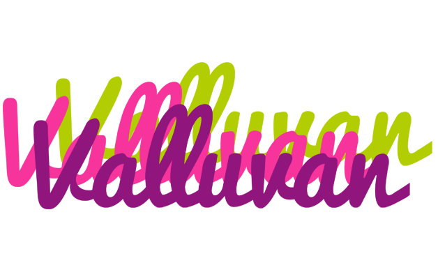 Valluvan flowers logo