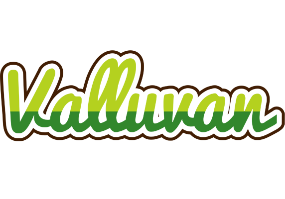 Valluvan golfing logo