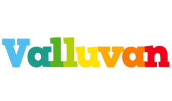 Valluvan rainbows logo