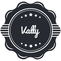 Vally badge logo