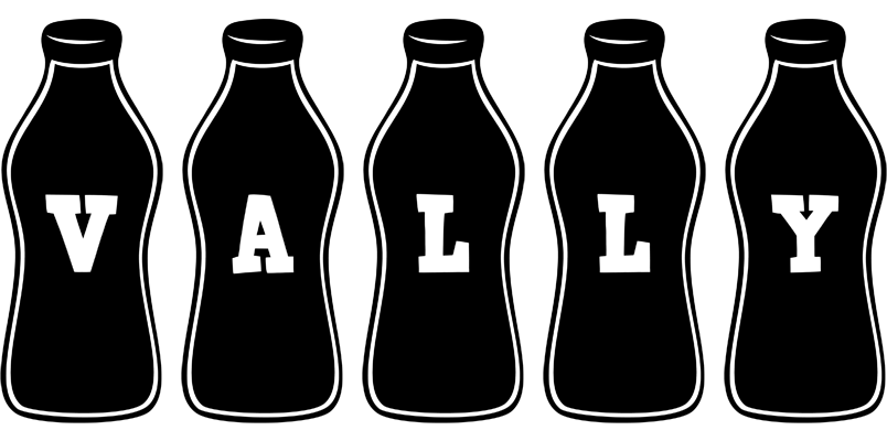Vally bottle logo