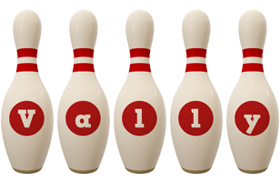 Vally bowling-pin logo