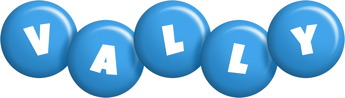 Vally candy-blue logo