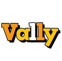 Vally cartoon logo