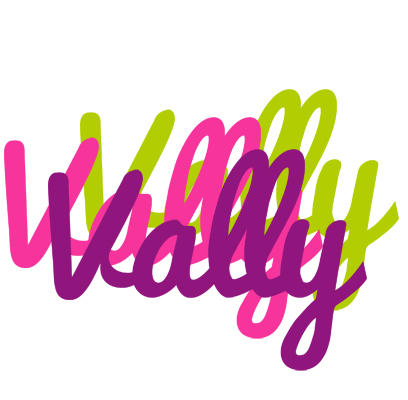 Vally flowers logo