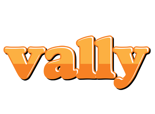 Vally orange logo