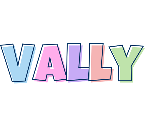 Vally pastel logo