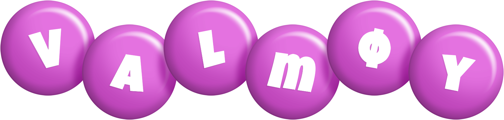 Valmøy candy-purple logo