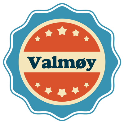 Valmøy labels logo