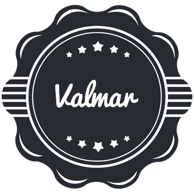 Valmar badge logo