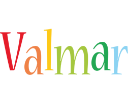 Valmar birthday logo