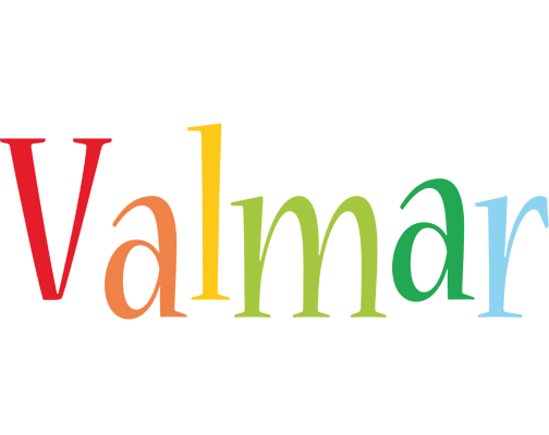 Valmar birthday logo