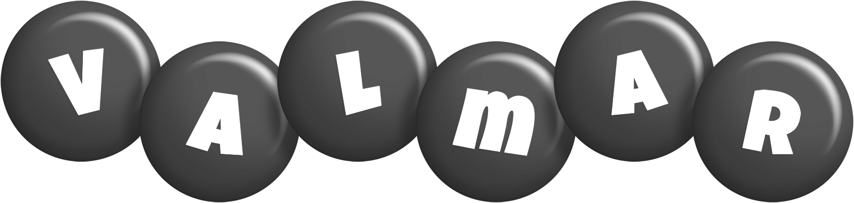 Valmar candy-black logo