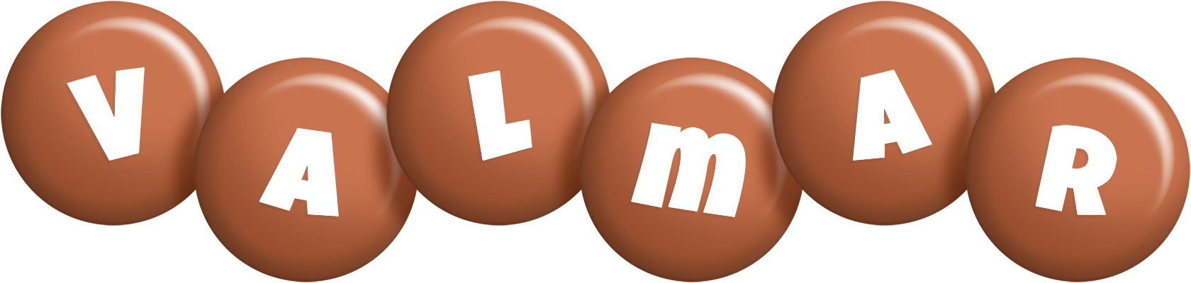 Valmar candy-brown logo