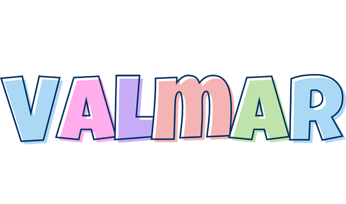 Valmar pastel logo