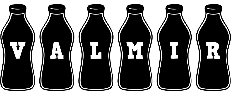 Valmir bottle logo