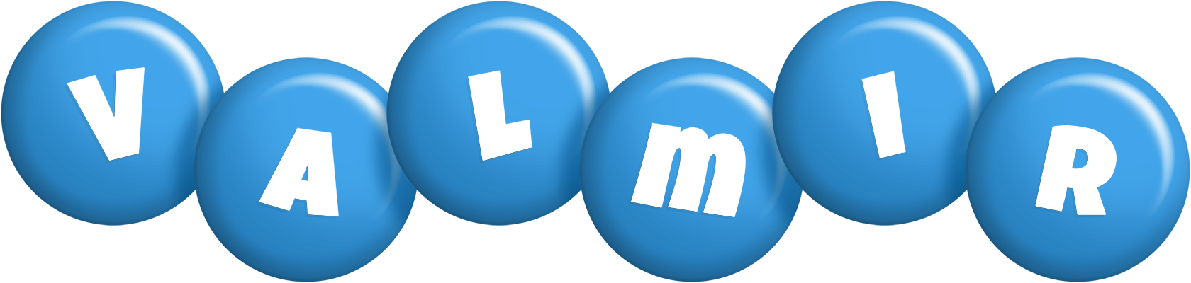 Valmir candy-blue logo