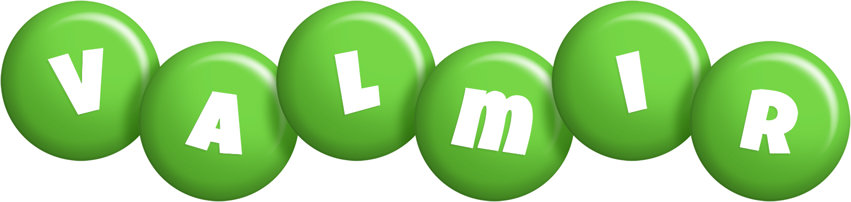 Valmir candy-green logo