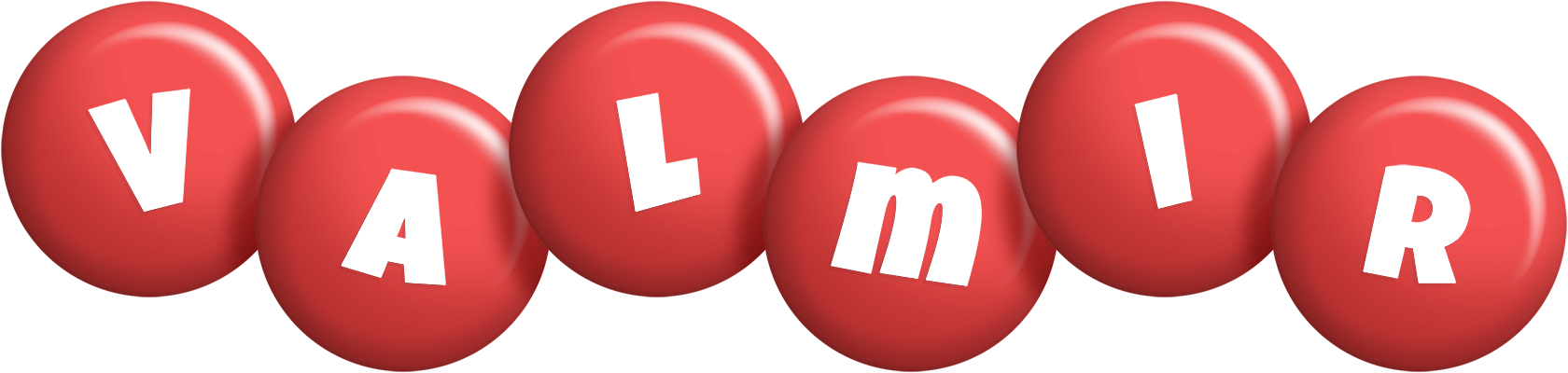 Valmir candy-red logo