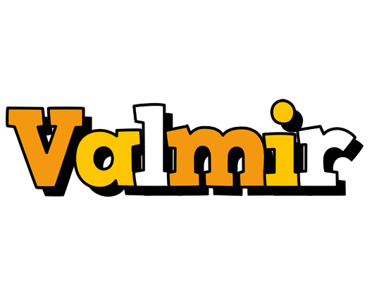 Valmir cartoon logo