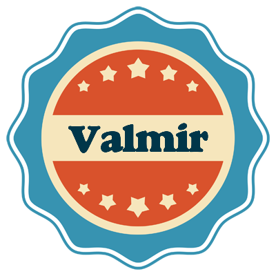Valmir labels logo