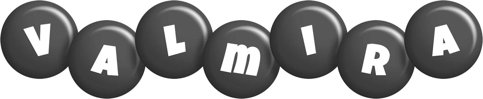 Valmira candy-black logo