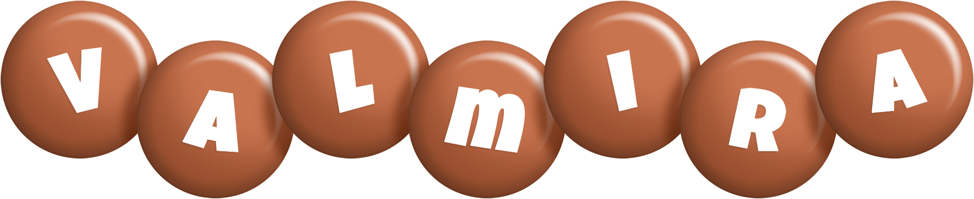 Valmira candy-brown logo