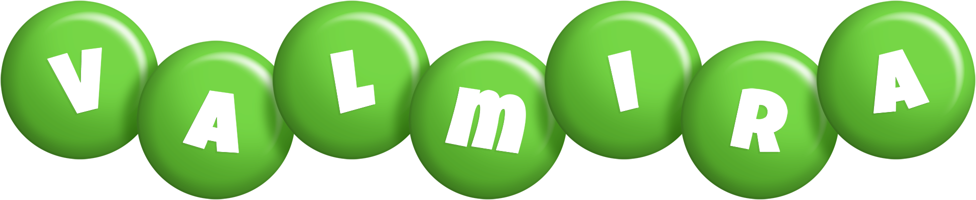 Valmira candy-green logo