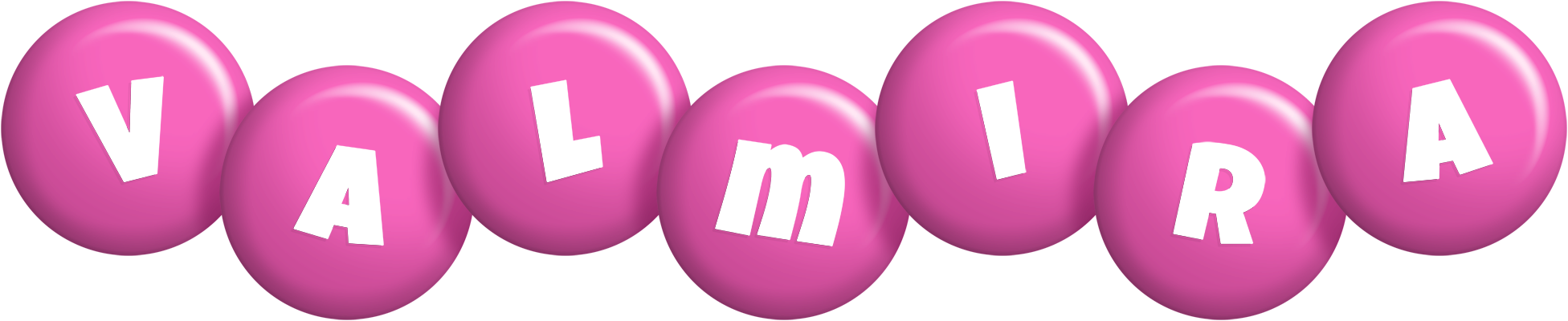 Valmira candy-pink logo