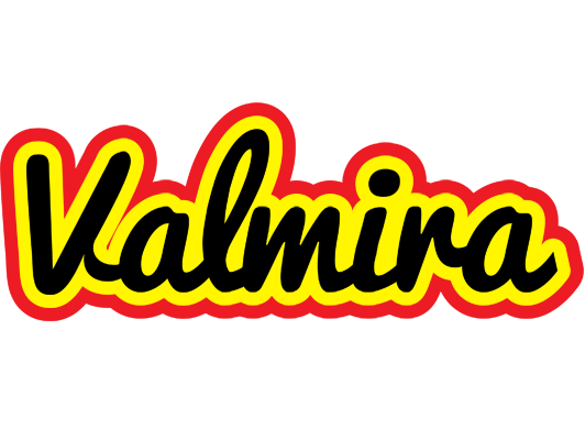 Valmira flaming logo