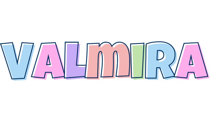 Valmira pastel logo
