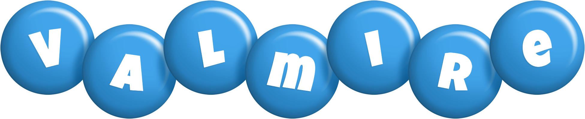 Valmire candy-blue logo