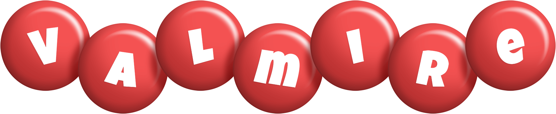 Valmire candy-red logo
