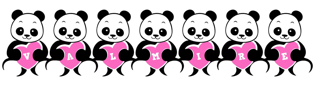 Valmire love-panda logo