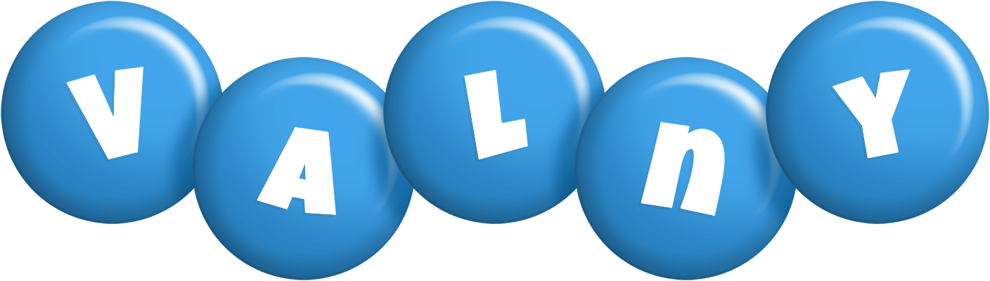 Valny candy-blue logo